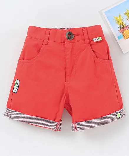 Play by Little Kangaroos Mid Thigh Shorts - Red
