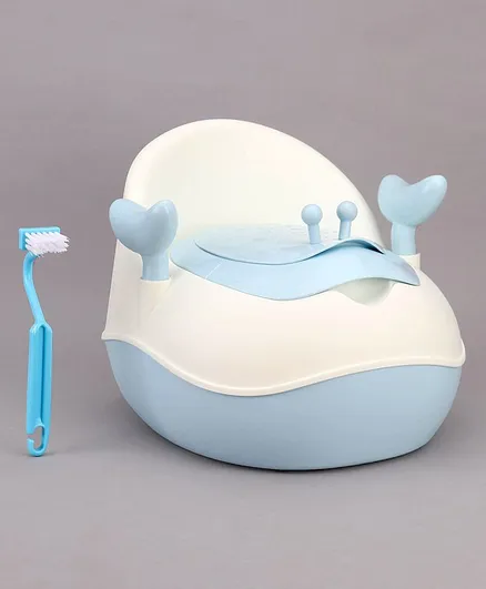 Baby Potty Chair with PU cushion - Blue