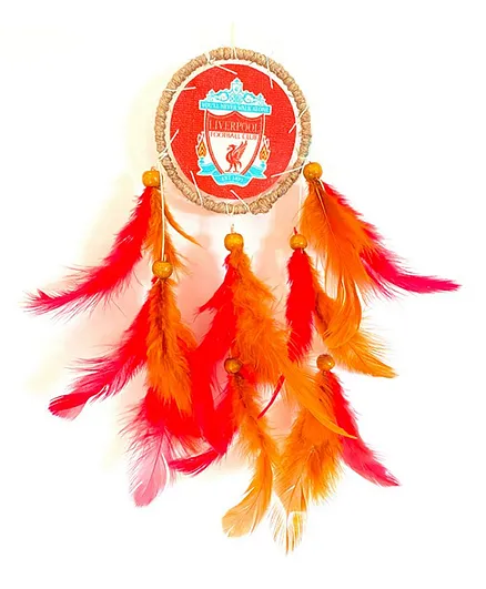 Rooh Dream Catcher Handmade Liverpool Football Club Wall Hanging - Red