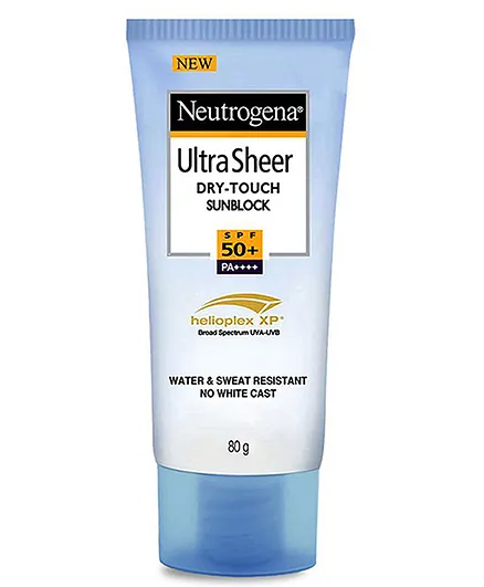 Neutrogena Ultra Sheer Dry Touch Sunblock SPF 50 80 g Online in