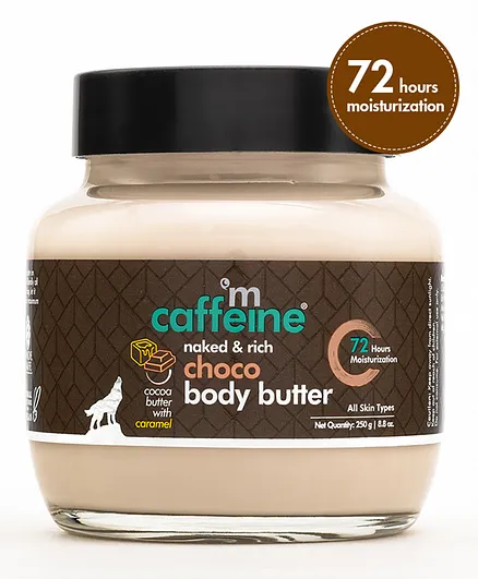 mCaffeine Naked & Rich Deep Moisturizing Choco Body Butter - 250 gm