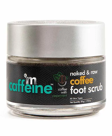 mcaffeine Raw Dead Skin Removal Coffee Foot Scrub - 50 gm