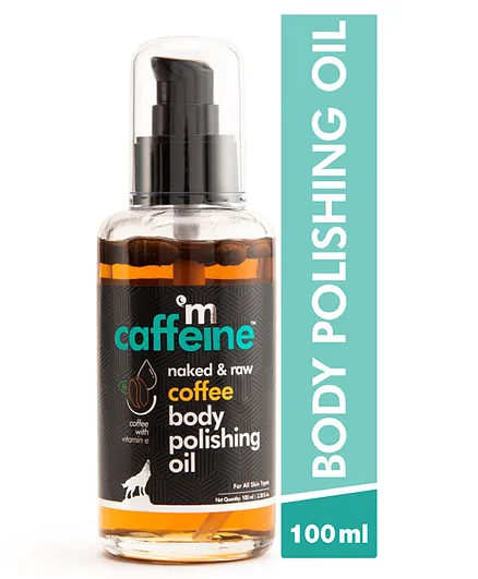 mCaffeine Naked & Raw Coffee Body Polishing Oil - 100 ml