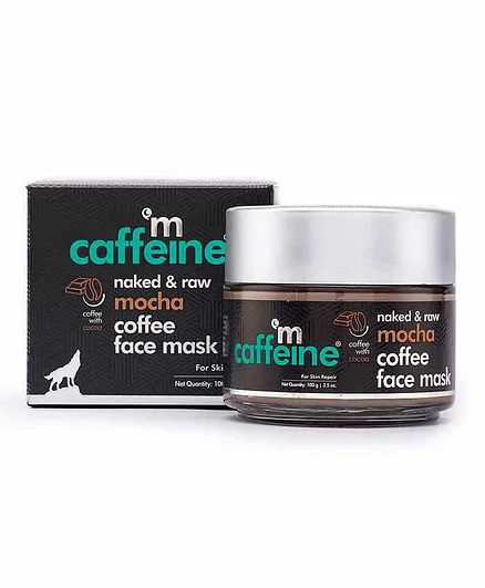 mCaffeine Skin Repair Mocha Coffee Face Mask Sebum Control Face Pack with Cocoa & Bentonite Clay - 100 gm