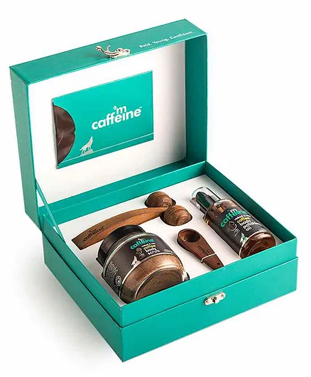 mCaffeine Coffee De-Stress Skin Care Gift Kit - 200 gm