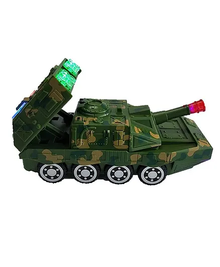 VGRASSP Automatic Deformation 2 in 1 Deformed Armored Car Toy - Green