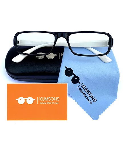 Kumsons Unbreakable Blue Light Blocking Anti Glare Glasses - White