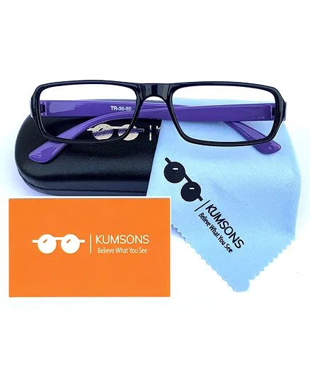 Kumsons Unbreakable Blue Light Blocking Anti Glare Glasses - Purple