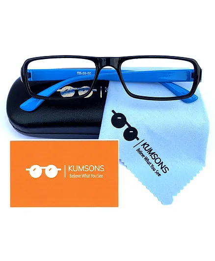 Kumsons Unbreakable Blue Light Blocking Anti Glare Glasses - Blue