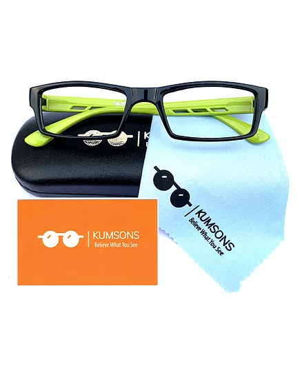 Kumsons Unbreakable Blue Light Blocking Anti Glare Glasses - Green