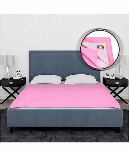 BeyBee® Dry Sheet for Double Bed Queen Size, Double Bed Size- Pink