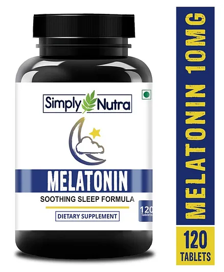 Simply Nutra Melatonin 10mg Sleeping Pills - 120 Tablet