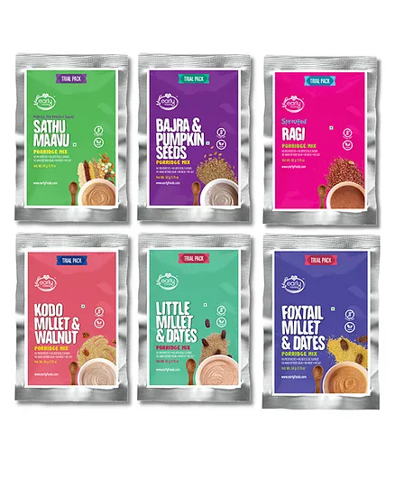 Early Foods Millet Porridge Mixes Combo - 50 gm each