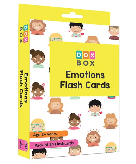 Doxbox Emotions Flash Cards - 24 Pieces