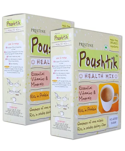 Pristine Poushtik Health Mix Pack of 2 - 400 gm each