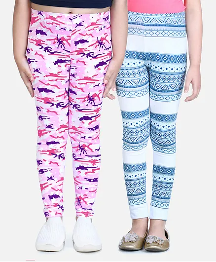 Naughty Ninos Printed Set of two legging - Multi
