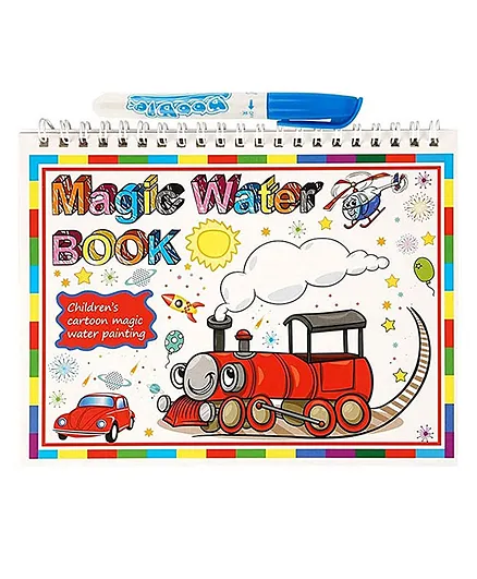 Chocozone Transportation Resuable Magic Water Book  - English 