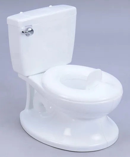 Baby Removable Bowl Potty Seat - White