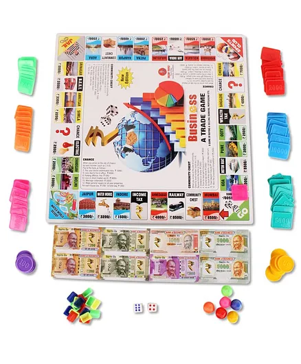 Yash Toys 5 in 1 Business Game Board - Multicolour 