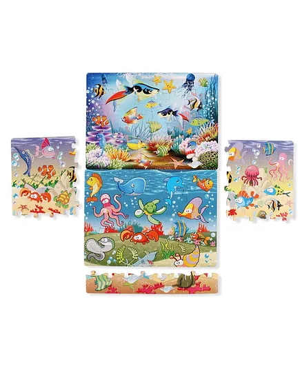 Yash Toys Water Animal Jigsaw Puzzle Set of 3 - 40 Pieces Each Online  India, Buy Puzzle Games & Toys for (4-10 Years) at  - 9391343
