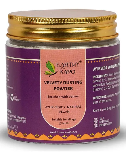 Earthy Sapo Velvety Dusting Powder - 50 gm