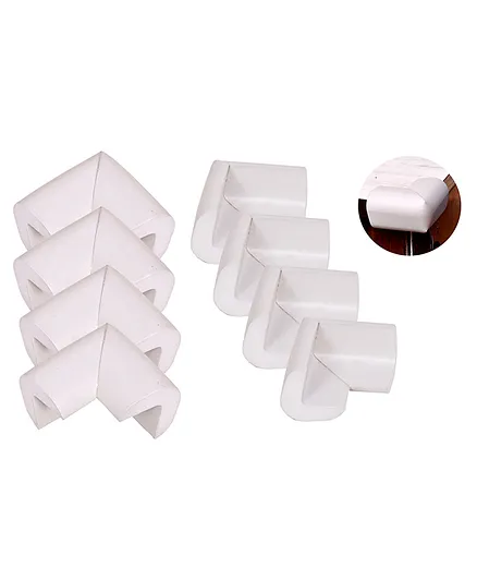 The Little Looker Baby Proofing Corner Guards Pack of 8 - White