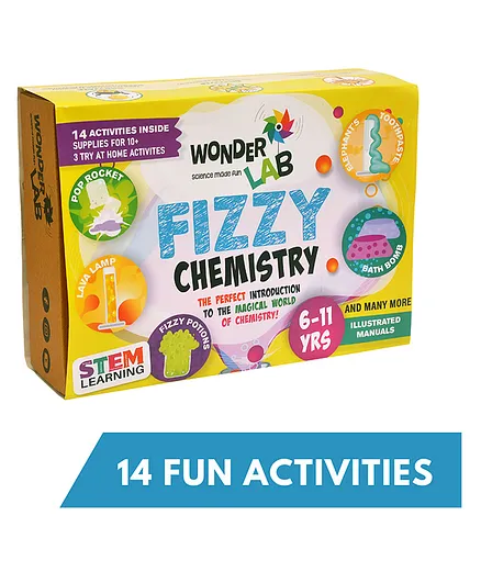 Wonderlab Fizzy Chemistry Kit - Multicolor