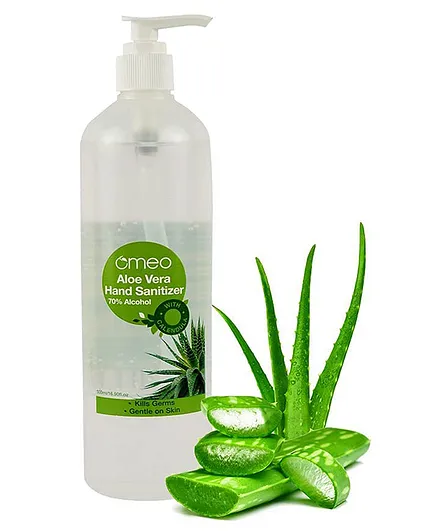 Omeo Aloe Vera Hand Sanitizer with Pump  500ml