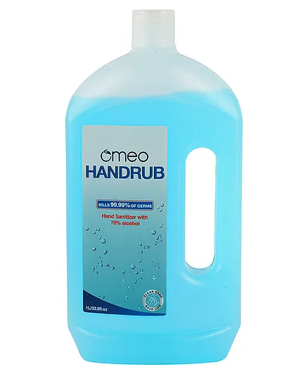 Omeo Alcohol Based Instant Hand Rub Sanitizer Can 1 ltr 