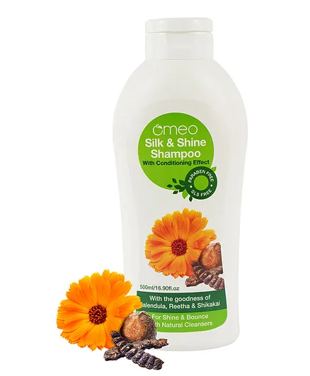 Omeo Silk and Shine Shampoo with Conditioning Effect - 500ml