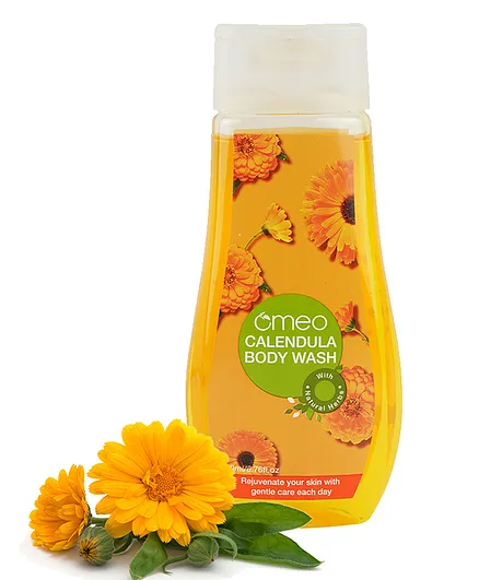 Omeo Calendula Body Wash Shower Gel Enriched With Calendula Extract  200ml