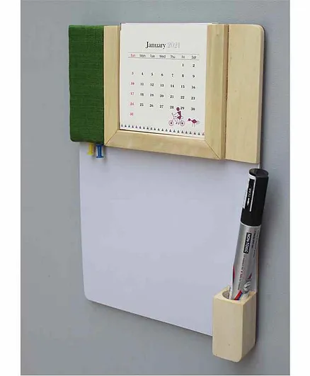 IVEI Warli Utility To-Do Calendar Magnet - Multicolor