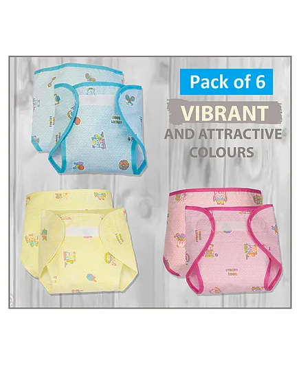 Lollipop Lane Waterproof Nappies Extra Small - Pack of 6