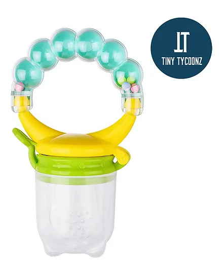  Tiny Tycoonz Silicone Fruit And Food Nibbler - Multicolour