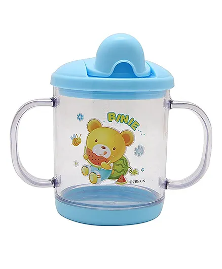 Tiny Tycoonz Spout Sipper Cup with Twin Handle Blue - 200 ml