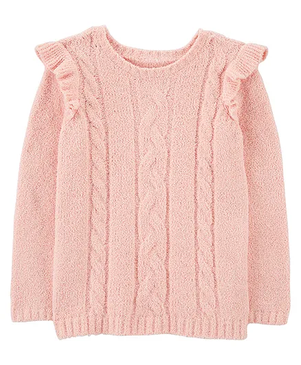 Carter's Cable Knit Sweater - Pink