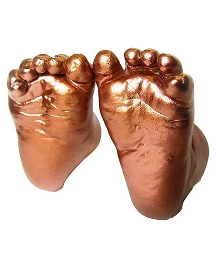 My Impression Studio DIY Superior Color Changing Material Newborn 3D Hands And Feet Casting Kit - Metallic Copper