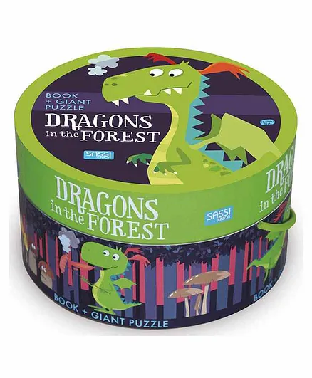 Dragons in the Forest Book With Puzzle - English