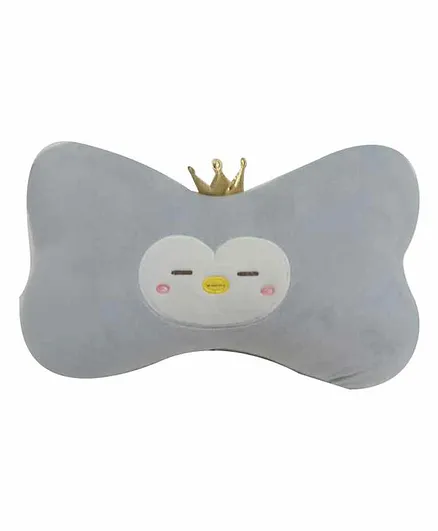 Whizrobo Crown Penguin Bone Pillow - Grey