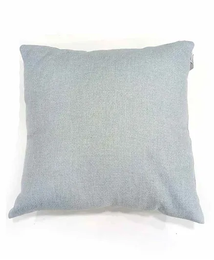 Whizrobo Modern Plain Hemp Pillow - Blue