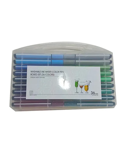 Whizrobo Washable Ink Water Color Pen Pack of 36 - Multicolor
