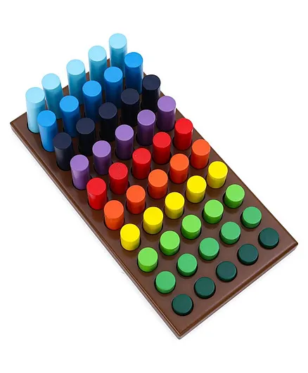 Little Genius Peg & Color Grading Circle Prism Multicolor - 50 Pieces