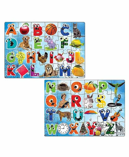 FunBlast Alphabet Jigsaw Puzzle Multicolour - 48 Pieces