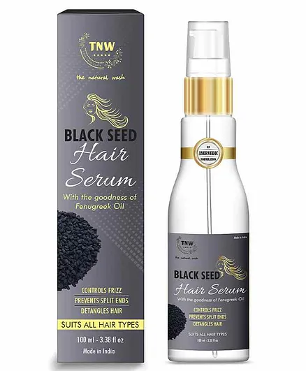 TNW - The Natural Wash Black Seed Hair Serum For Smooth & Silky Hair - 100 ml