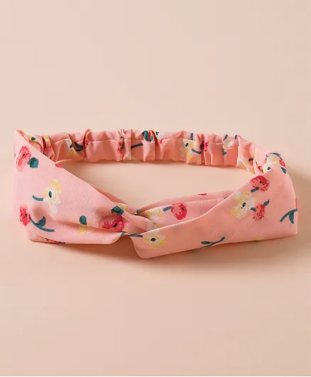 Pine Kids Free Size Elastic with Knot Headband - Pink