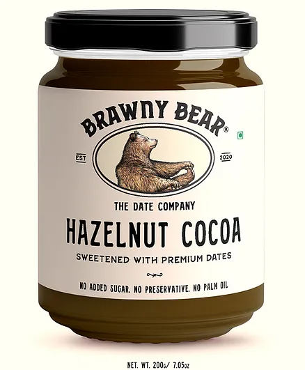 Brawny Bear Hazelnut Cocoa Spread - 200 g
