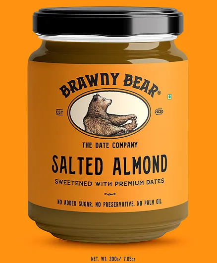 Brawny Bear Salted Almond Spread - 200 g