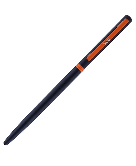 Vea Slimo 250 Black Matt Ballpoint Pen - Blue