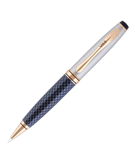 VEA Dolphin Silver half Black Ballpoint Pen - Blue