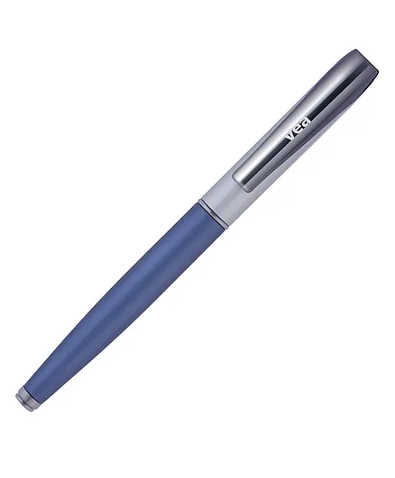 VEA High Resolution Grey Matt Finish Rollerball Pen - Blue